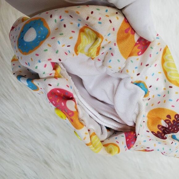 SMART BOTTOMS OS donuts print all in one dream diaper - Picture 4 of 5